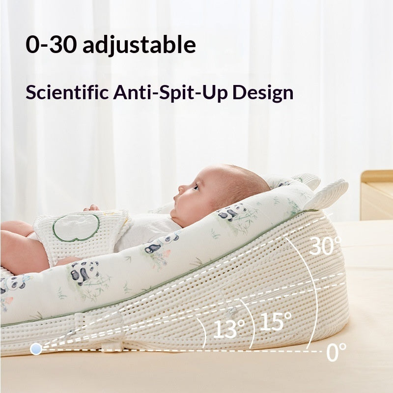 Infant Sloped Pillow 2-in-1 Anti-Regurgitation Anti-Colic Inclined Pad