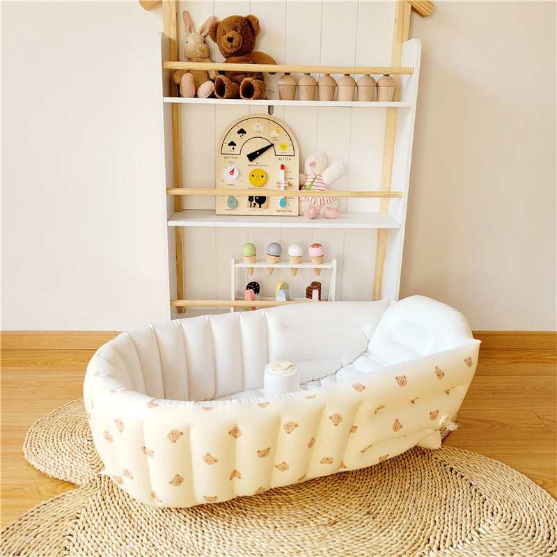 Inflatable Baby Bathtub | Foldable Portable Baby Bath Tub