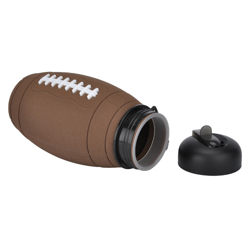    Collapsible Water Bottle with Non-Slip Grip Outdoor Collapsible Sports Water Bottle Reusable Leak-proof Portable Football Water Bottle For All Sports