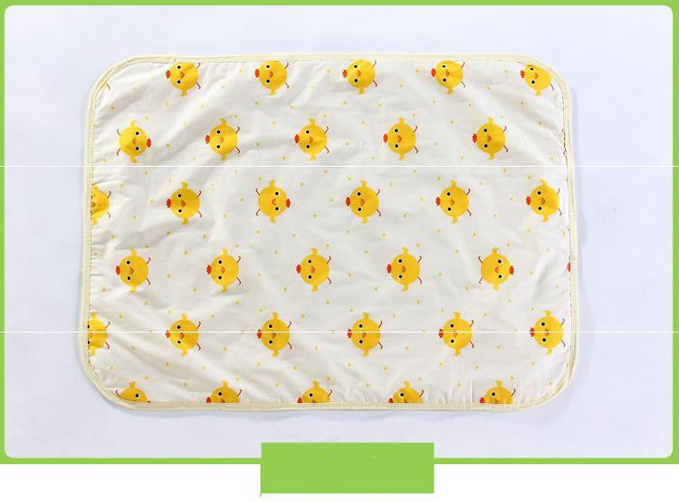 Cotton Baby Changing Mat, Waterproof Baby Bed Changing Mat