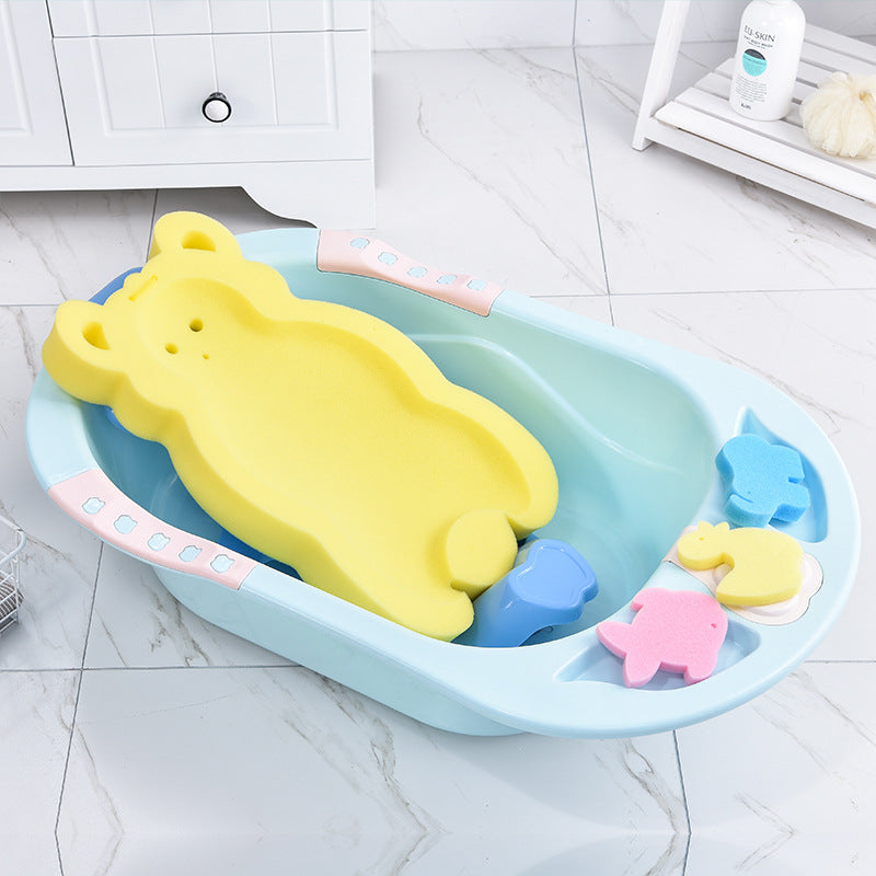 Baby Bath Support Mat | Non-Slip Newborn Bath Cushion