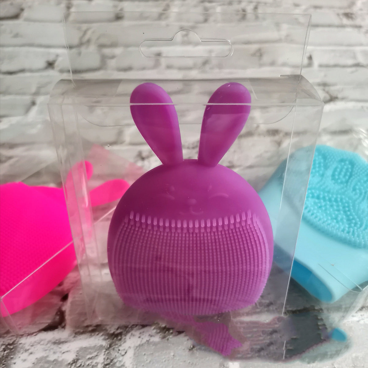 Factory Wholesale Silicone Brush Cleansing Brush Rabbit Ears Facial Cleansing Brush