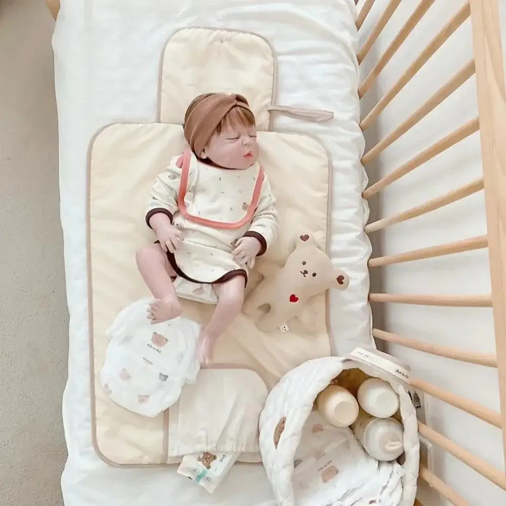Portable Changing Mat | Glow & Go Baby Changing Pad for travel