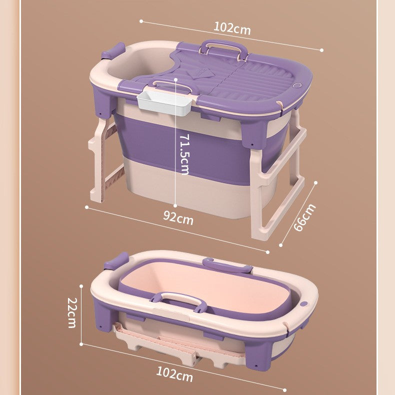 Portable Soaking Tub | Foldable Adult Bath Tub for Home