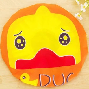 Yellow Duck Kids Shower Cap for Baby Bath Time New Eco-friendly Material Kids Shower Baby Bath Adjustable Size