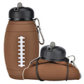     Space-Saving Collapsible Water Bottle for Workouts Outdoor Collapsible Sports Water Bottle Reusable Leak-proof Portable Football Water Bottle For All Sports