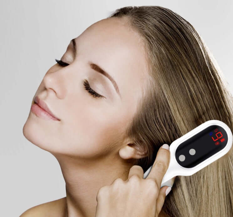 Red Light Scalp Massager | Adjustable Light & Massage