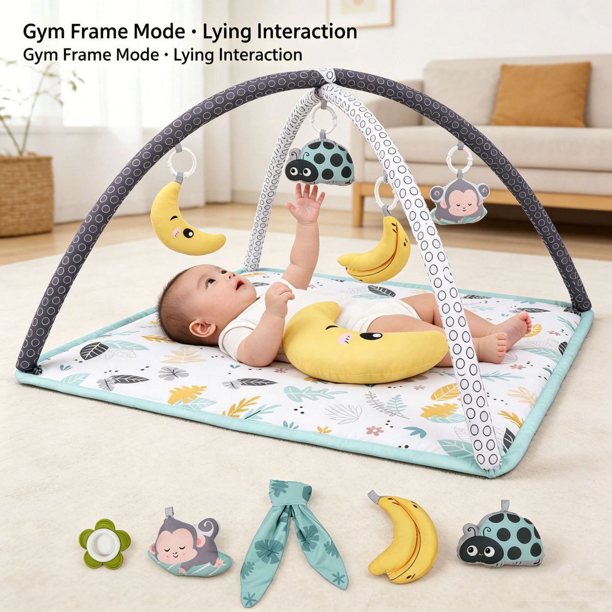 Baby Infant Gym Crawling Mat Educational Play Mat