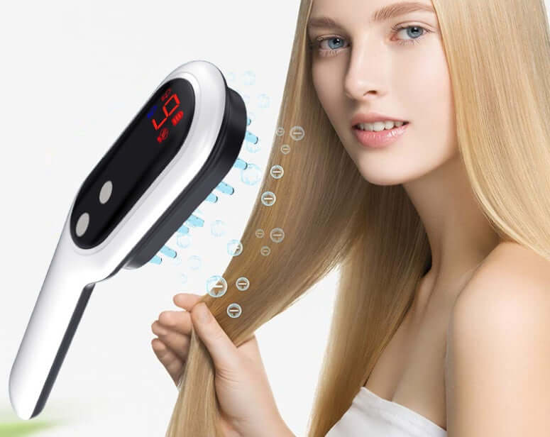 Red Light Scalp Massager | Adjustable Light & Massage